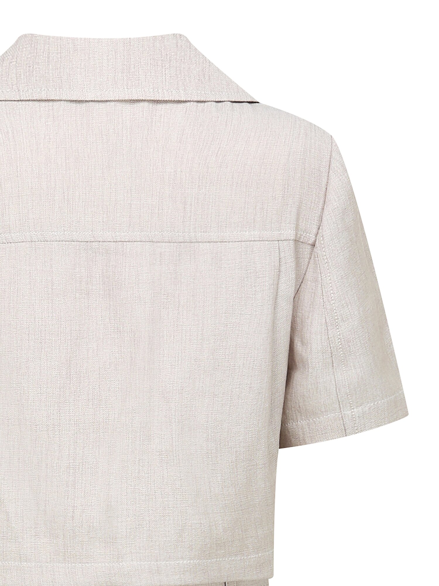 린넨 백 플랩 밴딩 점프 수트 (BEIGE)