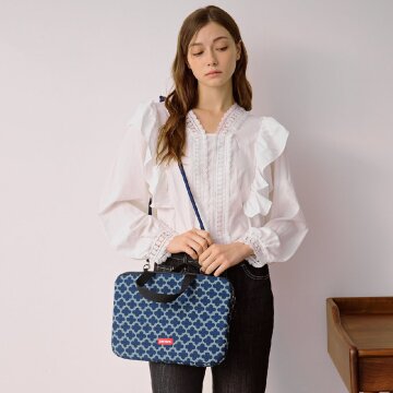 크라프얀 시티 핸들백 크로스백 데님 클로버