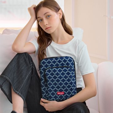 크라프얀 패드 앤 랩탑 파우치 데님 클로버