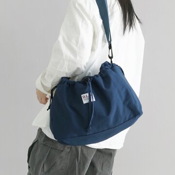 커들리 스트링 포켓 크로스백 - navy