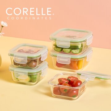 브리즈 유리밀폐용기 정사각 5종