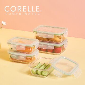 브리즈 유리밀폐용기 직사각 5종