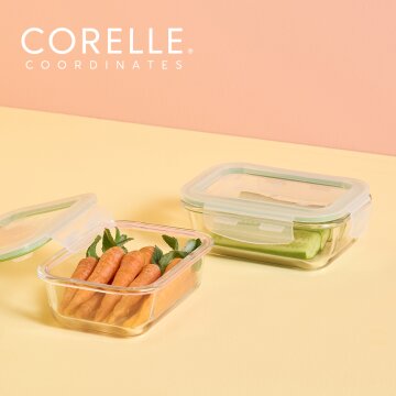 브리즈 유리밀폐용기 직사각 2종