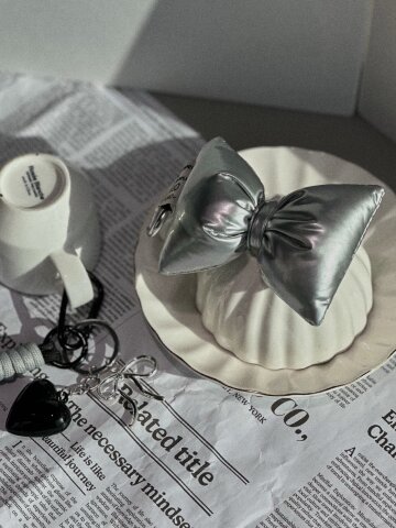 SHINING RIBBON STRAP KEYRING 2 COLOR