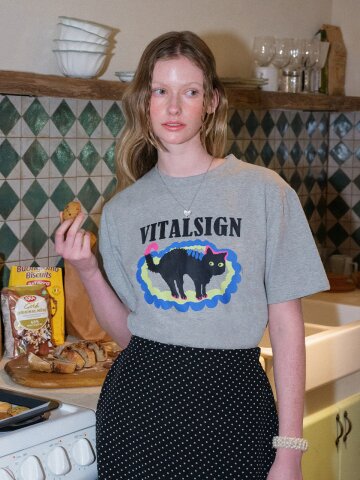 Meow 고양이 티셔츠 2