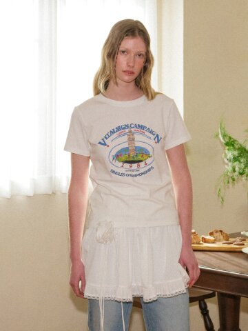 슬림핏 마라톤 티셔츠