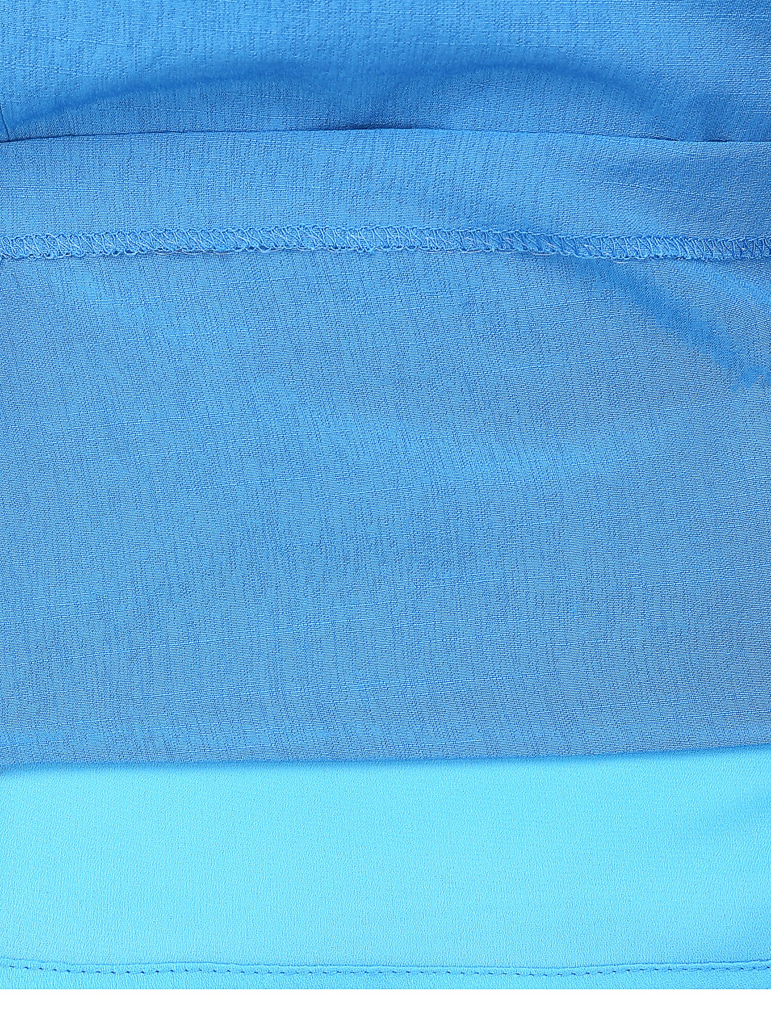 벨티드 오픈 칼라 플레어 원피스 (BLUE)