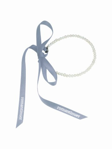 SN.82 NECKLACE [SILVER RIBBON STRING]