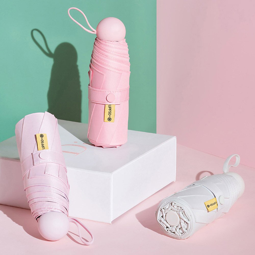 1+1 파스텔 초미니 초경량 양우산 암막 UV 자외선차단 양산
