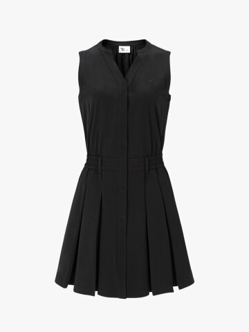 슬림핏 조끼 원피스 (블랙)