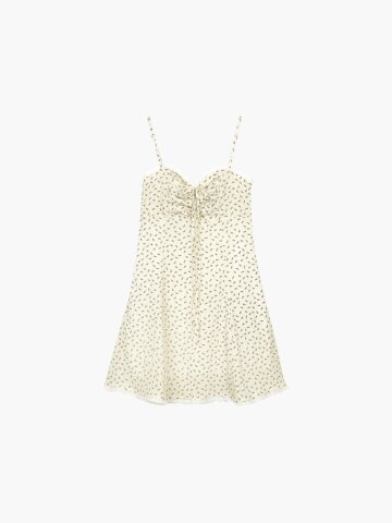 BLOOMING DAYS MINI DRESS_IVORY