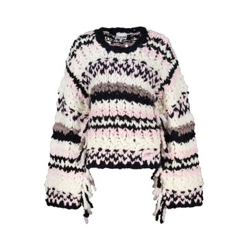 [가니] 울 로빙 핸드니트 크루넥 스웨터 K2352