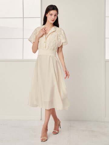 뷔스티에 원피스 +블라우스 세트 