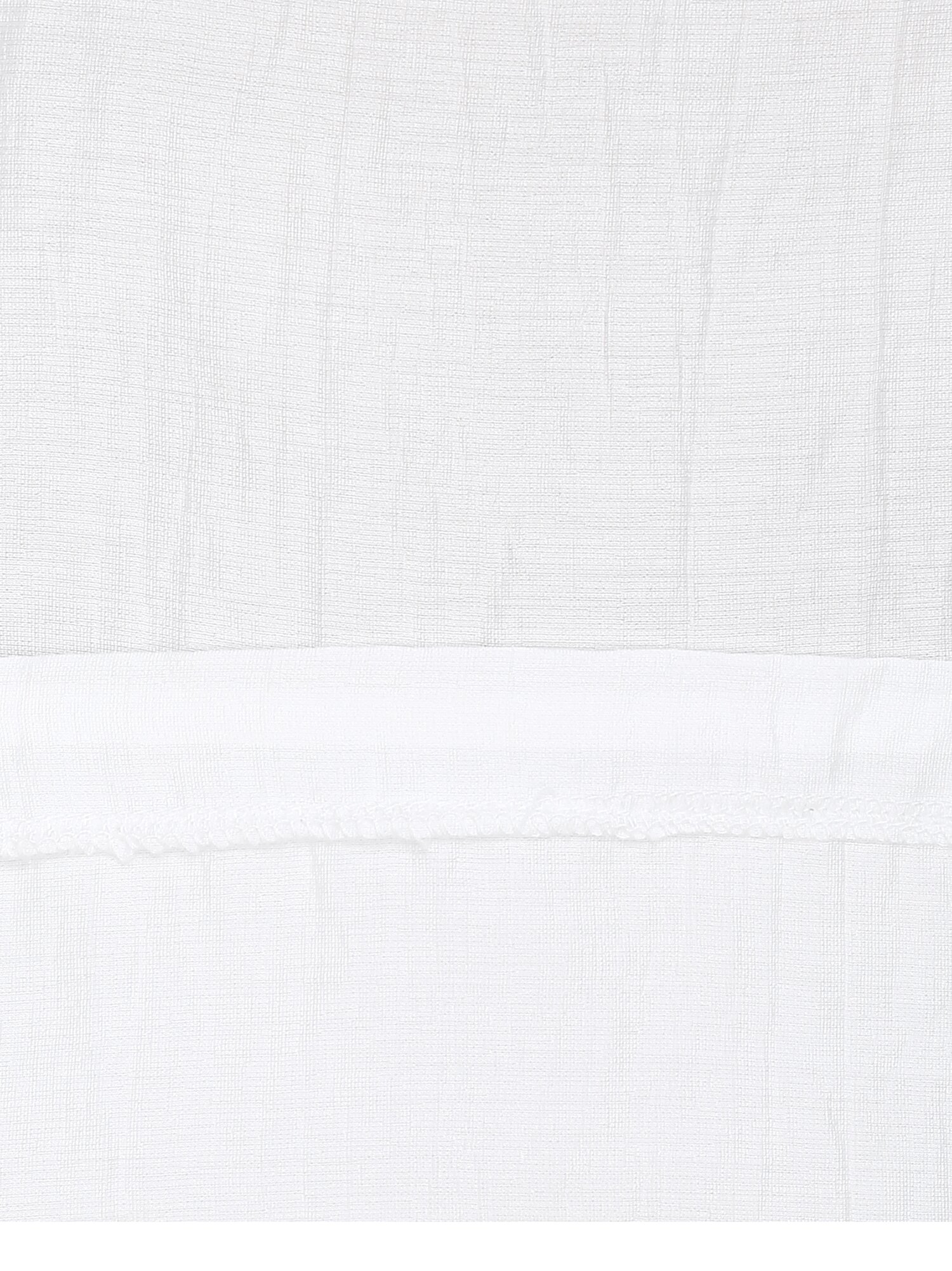 스트링 러플 슬리브 블라우스 (WHITE)