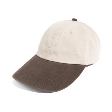 LECUSTOM 16S TWO-TONE WASHED BALL CAP (BROWN)