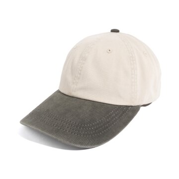 LECUSTOM 16S TWO-TONE WASHED BALL CAP (OLIVE)