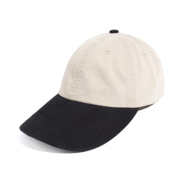 LECUSTOM 16S TWO-TONE WASHED BALL CAP (BLACK)