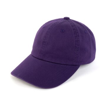 LECUSTOM 14S STONE WASHED BALL CAP (DEEP PURPLE)