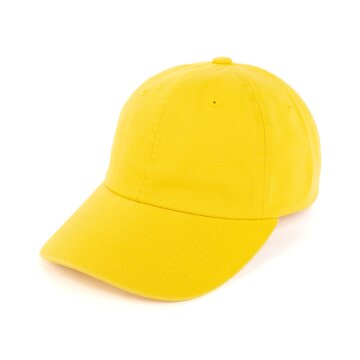 LECUSTOM 14S STONE WASHED BALL CAP (YELLOW)