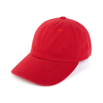 LECUSTOM 14S STONE WASHED BALL CAP (RED)