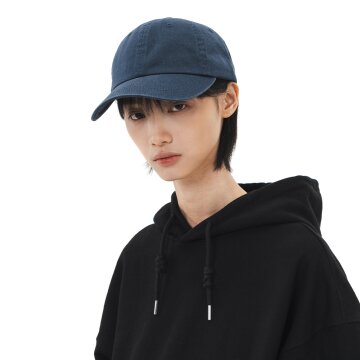 LECUSTOM 16S STONE WASHED BALL CAP (NAVY)