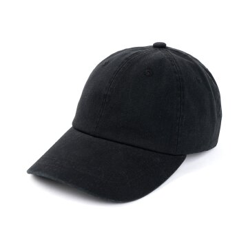 LECUSTOM 16S STONE WASHED BALL CAP (BLACK)