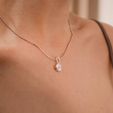 제이누이 실버 듀 네크리스 목걸이