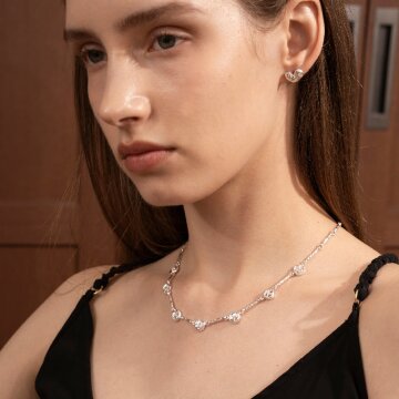 제이누이 아트 클립 네크리스 목걸이