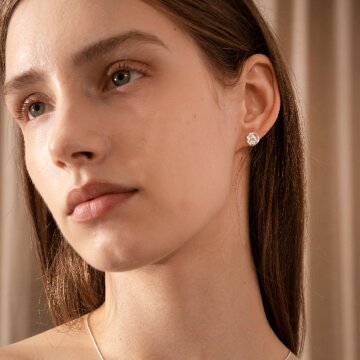 제이누이 실버 듀 이어링