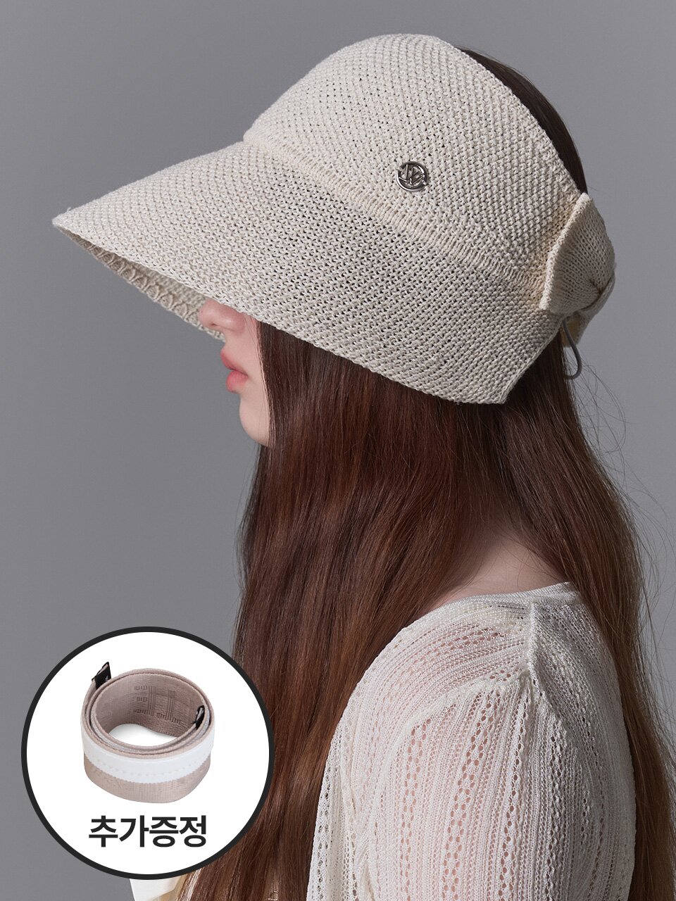 여름 니트 와이드 폴딩 썬캡 테네로 (3 colors)