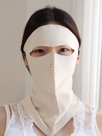 루먼 자외선차단 쿨 여름 골프마스크 얼굴햇빛가리개 넥타입 러닝 마스크