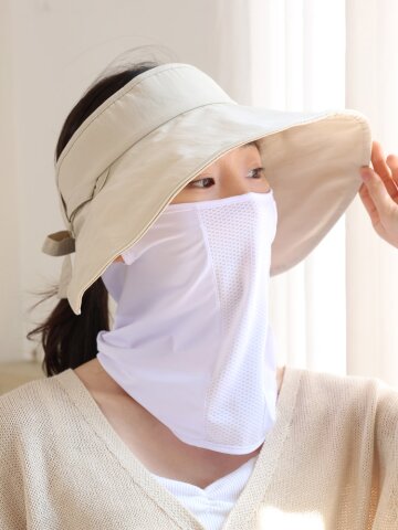 루벨 골프 자외선차단마스크 얼굴 햇빛가리개 여름 넥타입 쿨 마스크