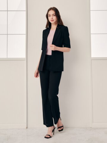 슬림 세미 부츠컷 팬츠 