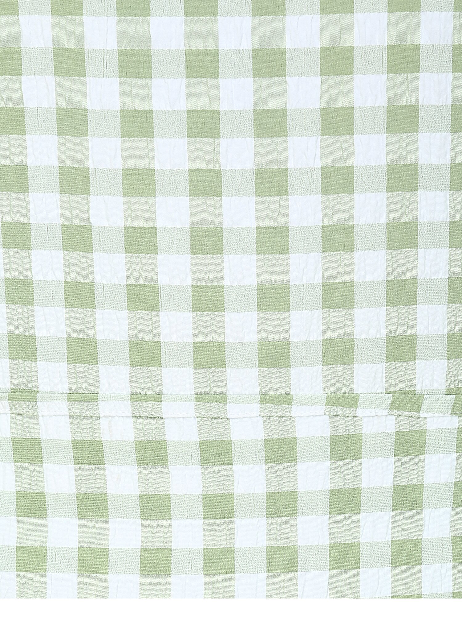 레이어 체크 뷔스티에 원피스 (MINT)