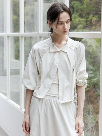 TG_Raglan sleeve short jacket_2color