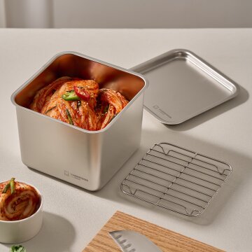 바겐슈타이거 콰트라트 스텐 304 캐니스터 깊은형 대 2200ml