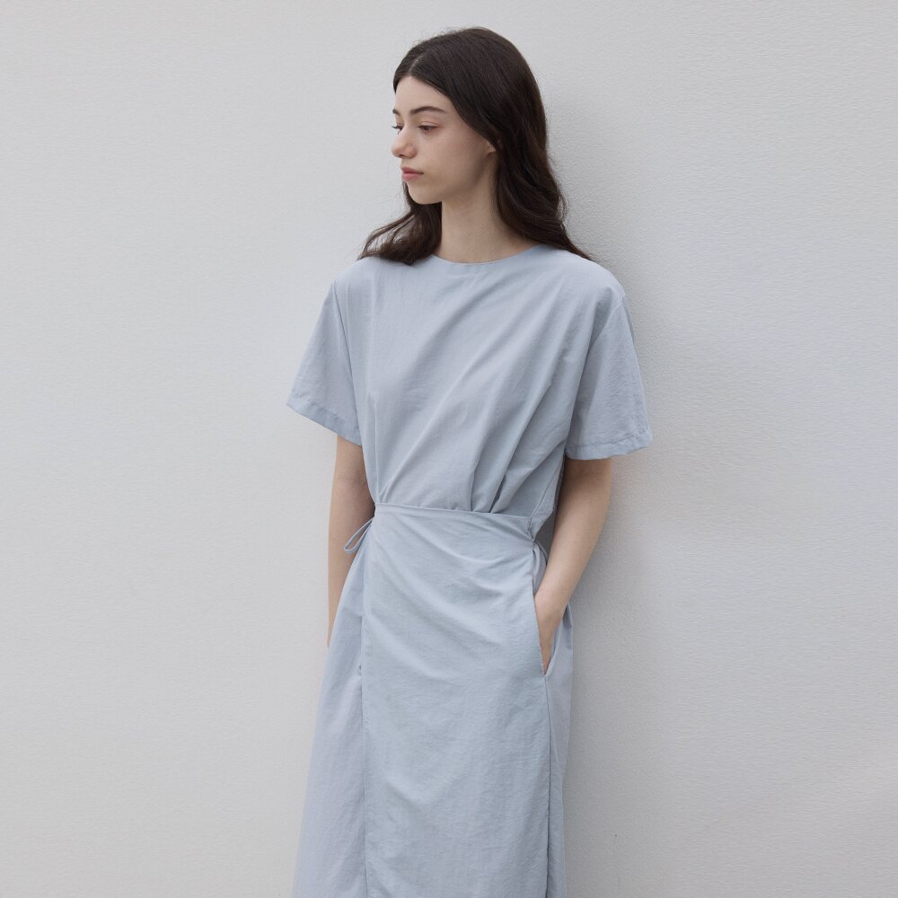 [연우님 Pick] WRAP STYLE LONG DRESS 3 COLORS