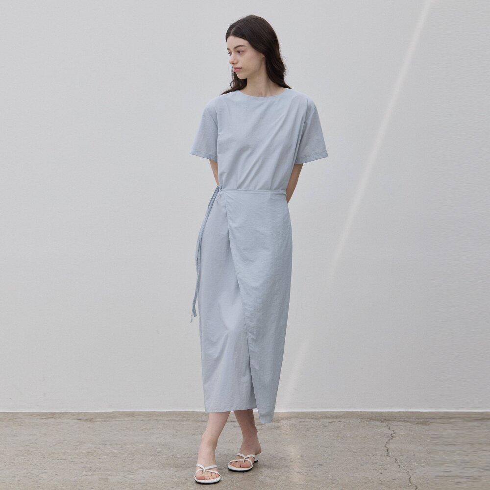 [연우님 Pick] WRAP STYLE LONG DRESS 3 COLORS