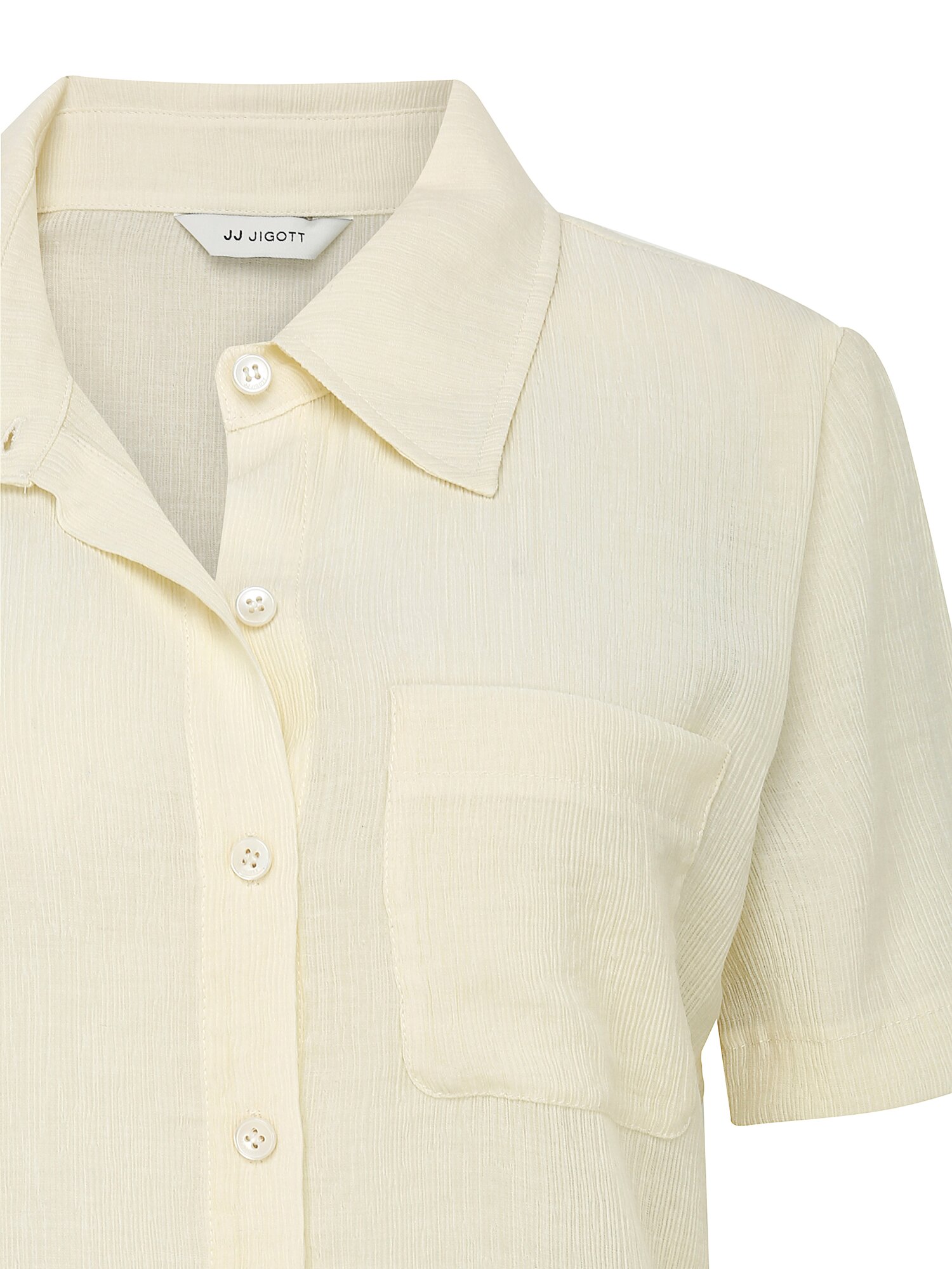 시스루 사이드 셔링 블라우스 (YELLOW)