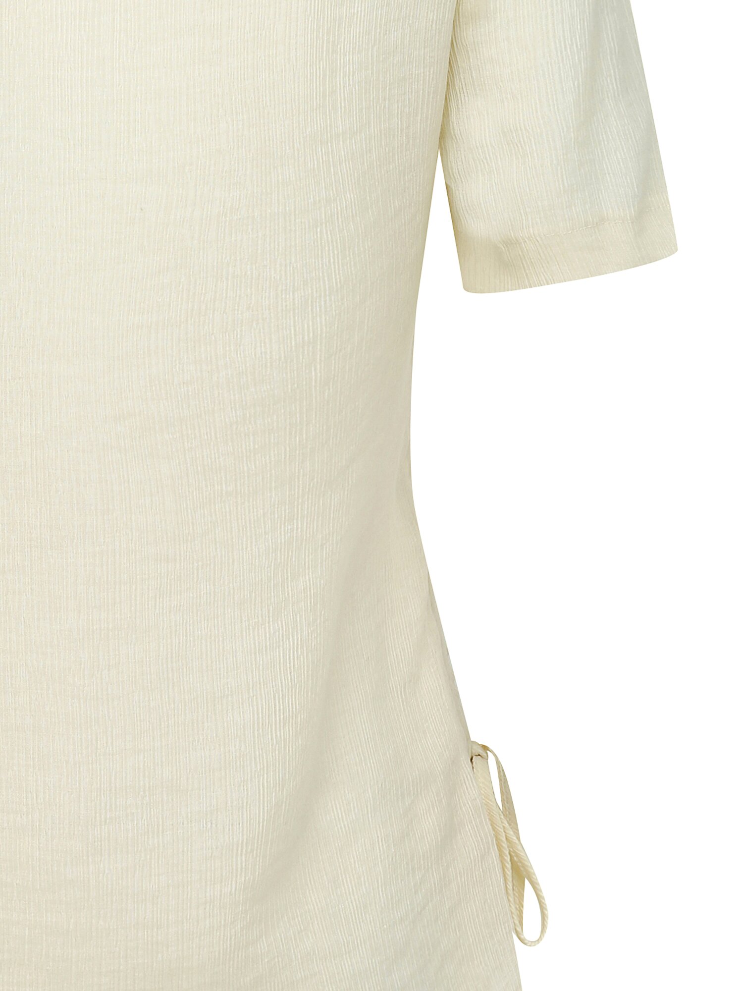 시스루 사이드 셔링 블라우스 (YELLOW)