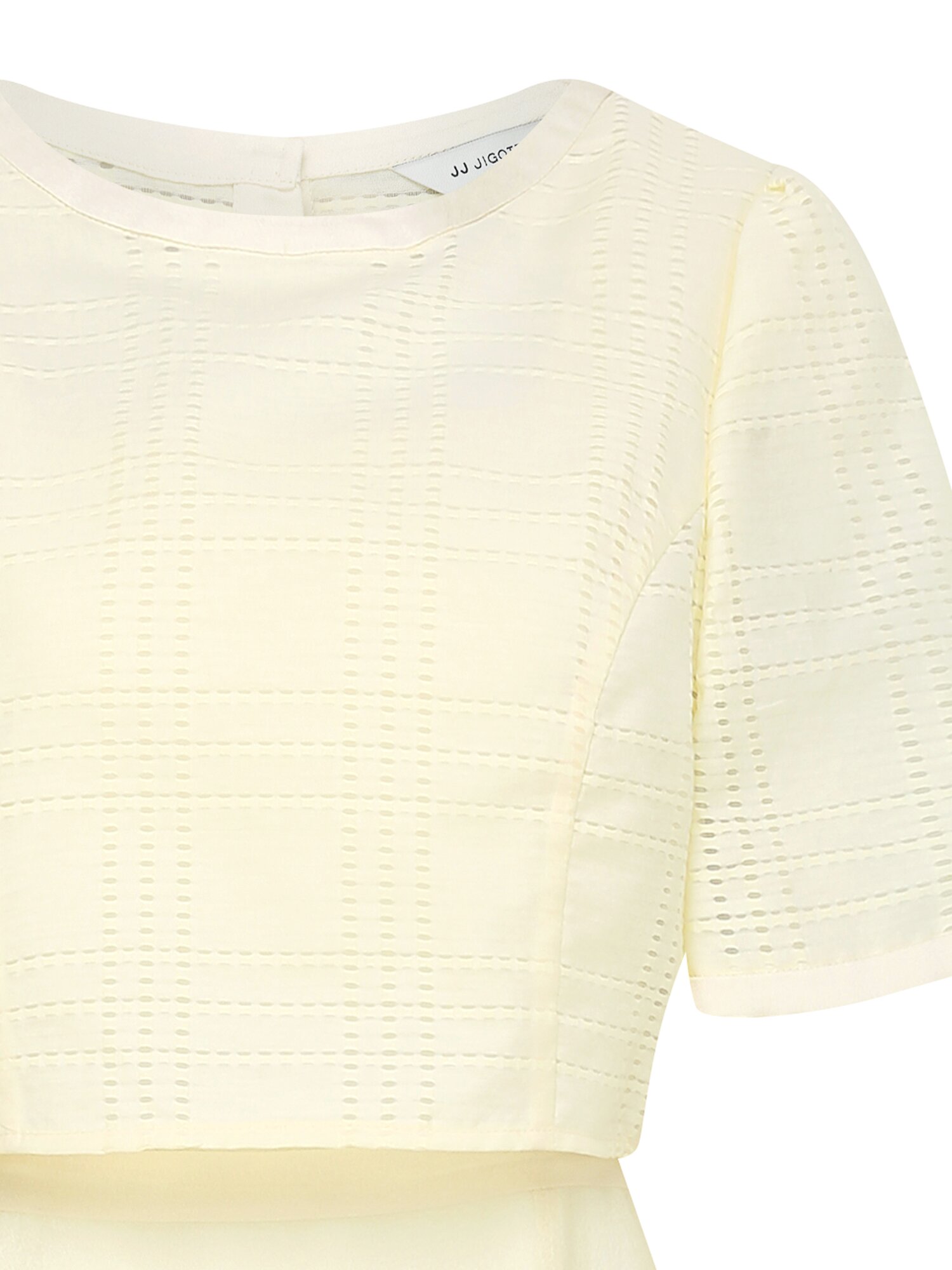 스퀘어넥 원피스 +블라우스 세트 (YELLOW)