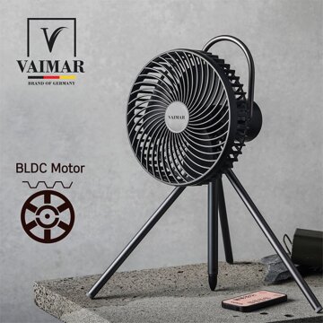 BLDC 캠핑용 리모컨 선풍기(블랙) VMK-ROM-PAN