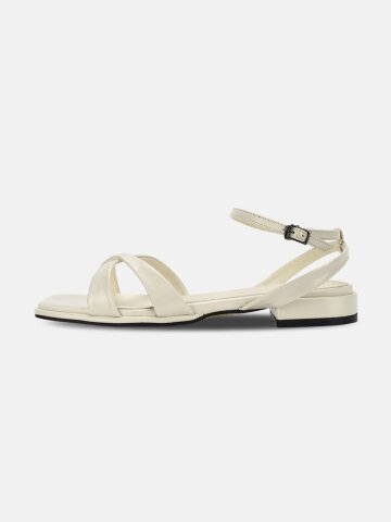 여성 슬라이드 샌들 바캉스 낮은굽 여름 스트랩 슈즈 LMLA006