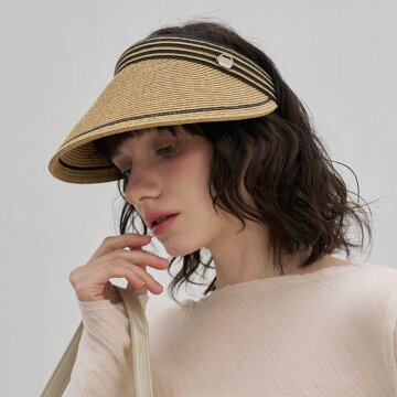 라인 포인트 스트라이프 선바이저 브라운 SV046BR