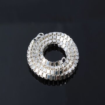 박스 3~4mm 은목걸이