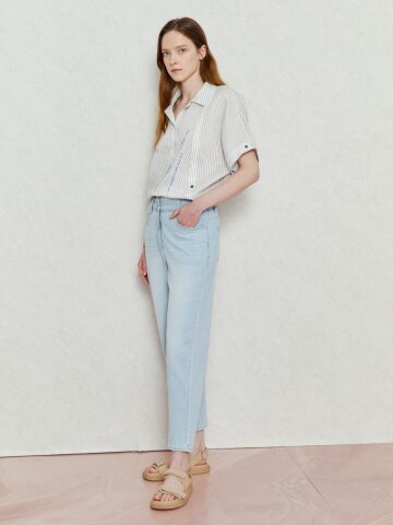 썸머 라이트 블루 데님 팬츠 