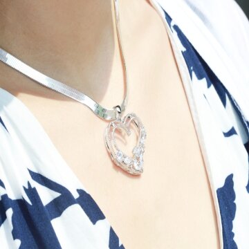 뱀줄 3~5mm 은목걸이