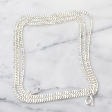 얇은 1.5mm~2mm 은목걸이