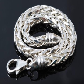 스피커 3mm~4mm 은팔찌