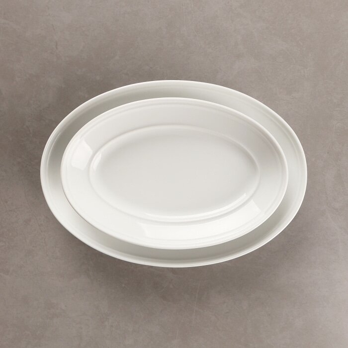[바우셔] 컴포테이블 타원접시 20cm